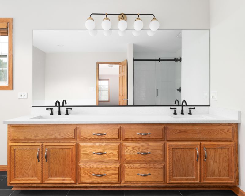 Contemporary Vanity and Lighting