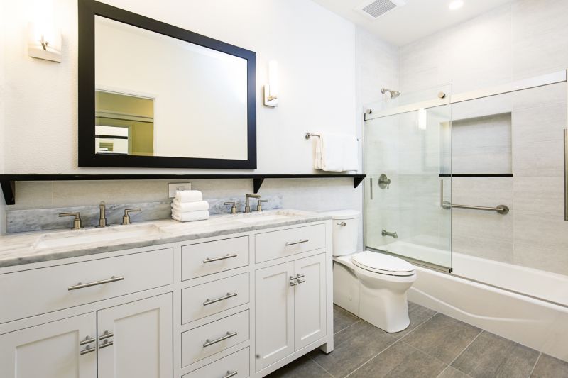 Vanity Area with Double Sinks